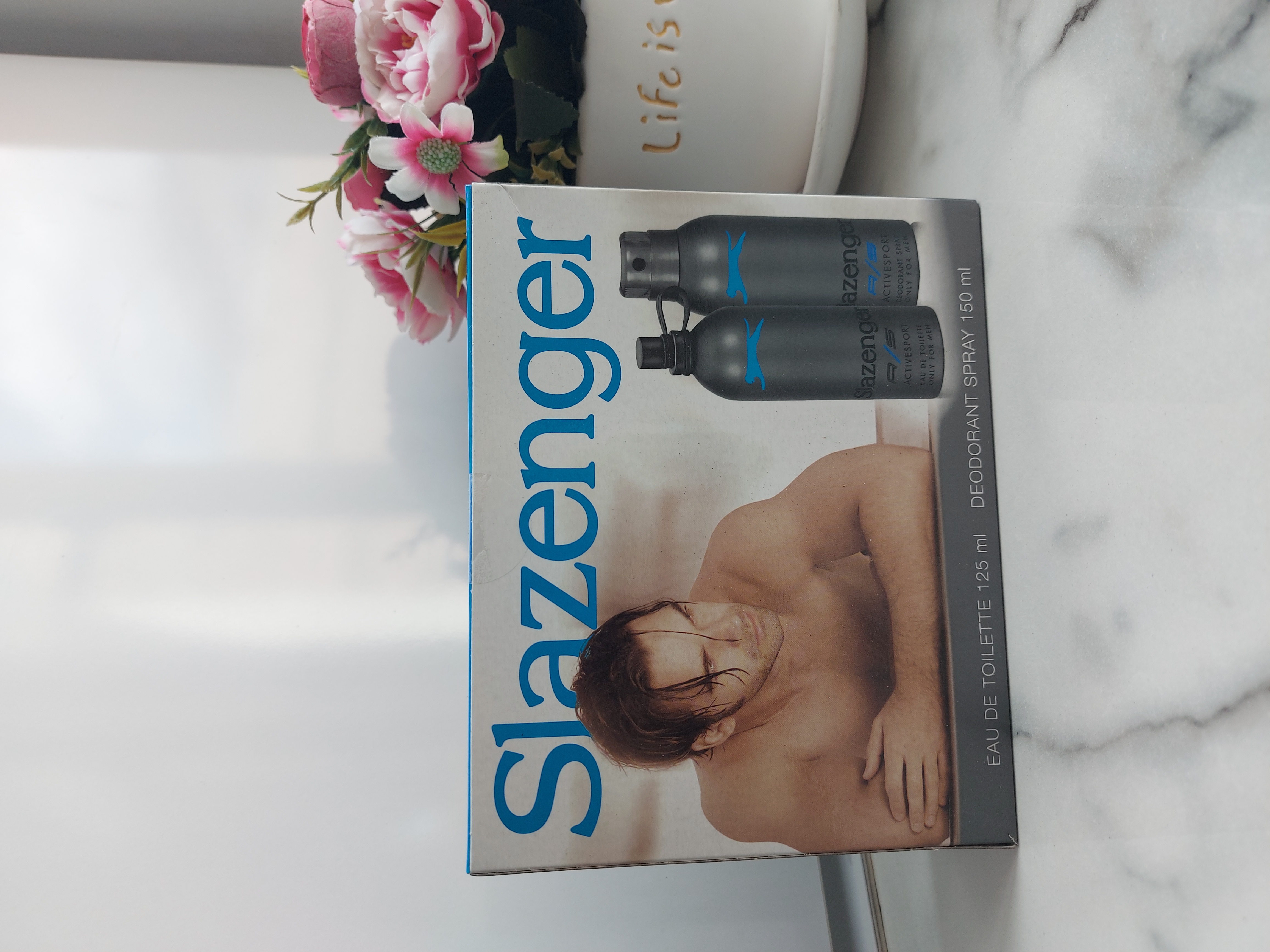 ست اسپری و ادکلن دوقلوی اسلازنگر Slazenger مردانه رنگ آبی 150 + 1۲۵ میل