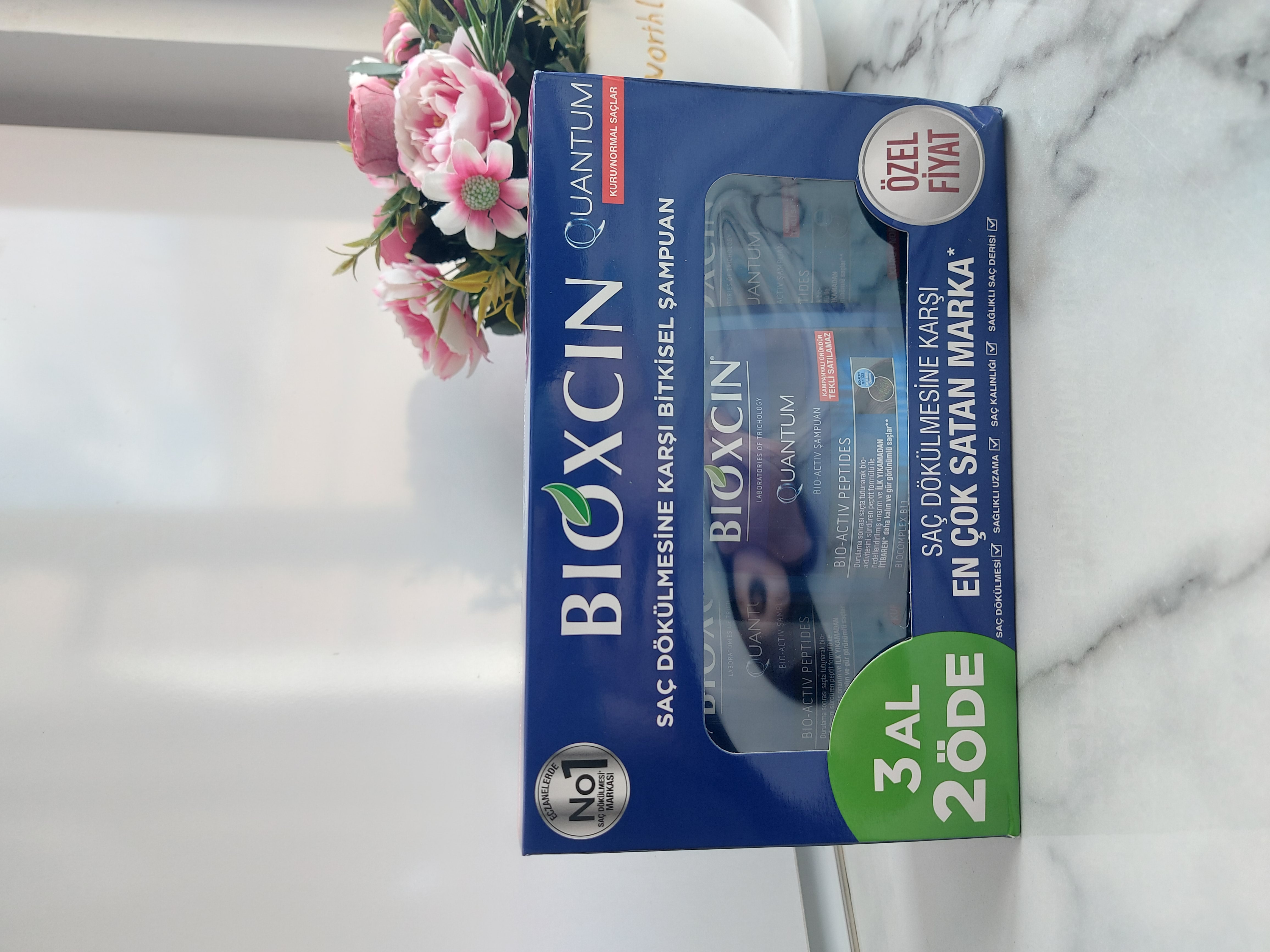 شامپو بیوکسین BIOXCIN مدل QUANTUM چرب حجم 300 میل
