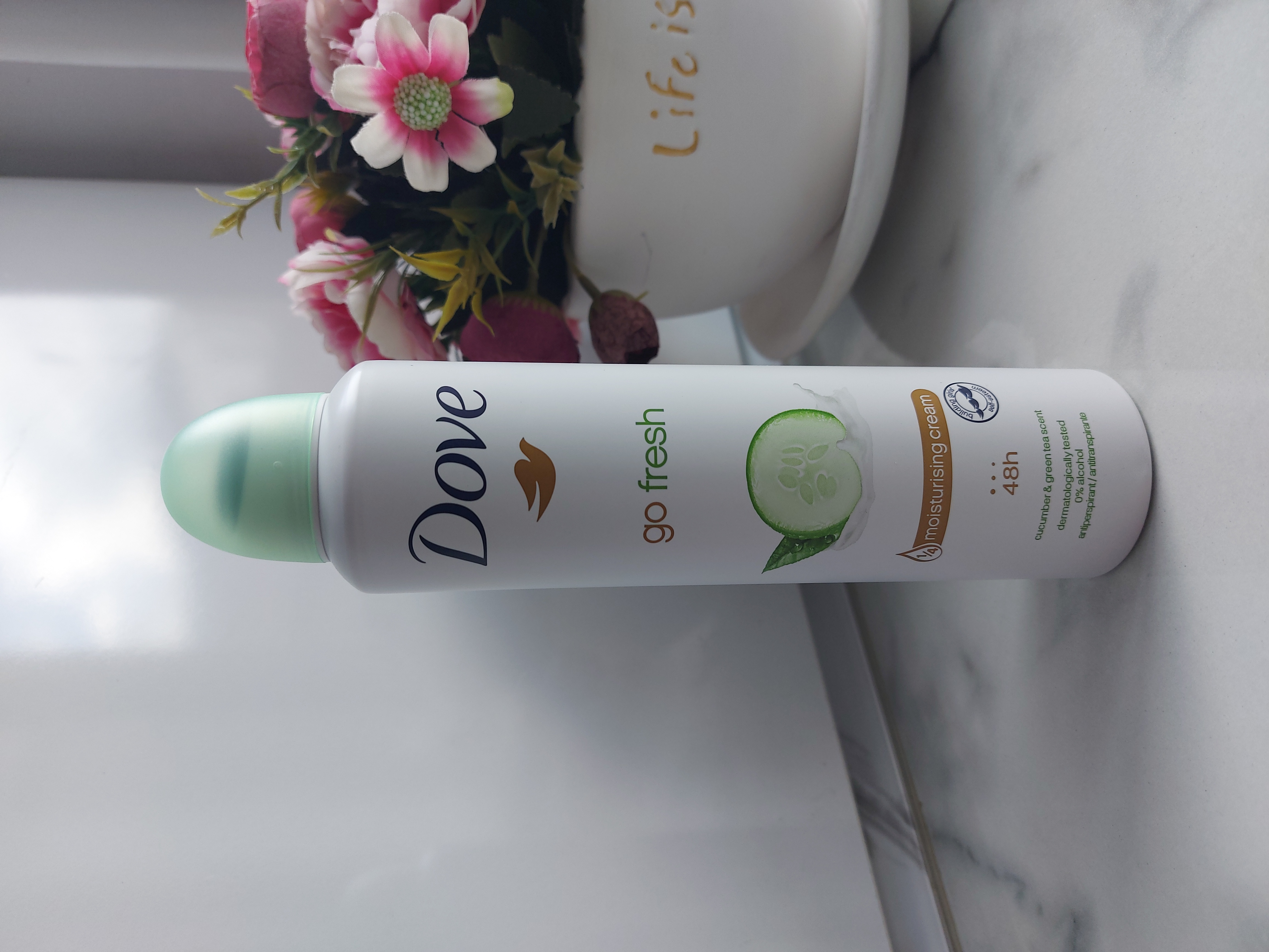 اسپری ضد تعریق زنانه داو خیار Go Fresh حجم 250 میل