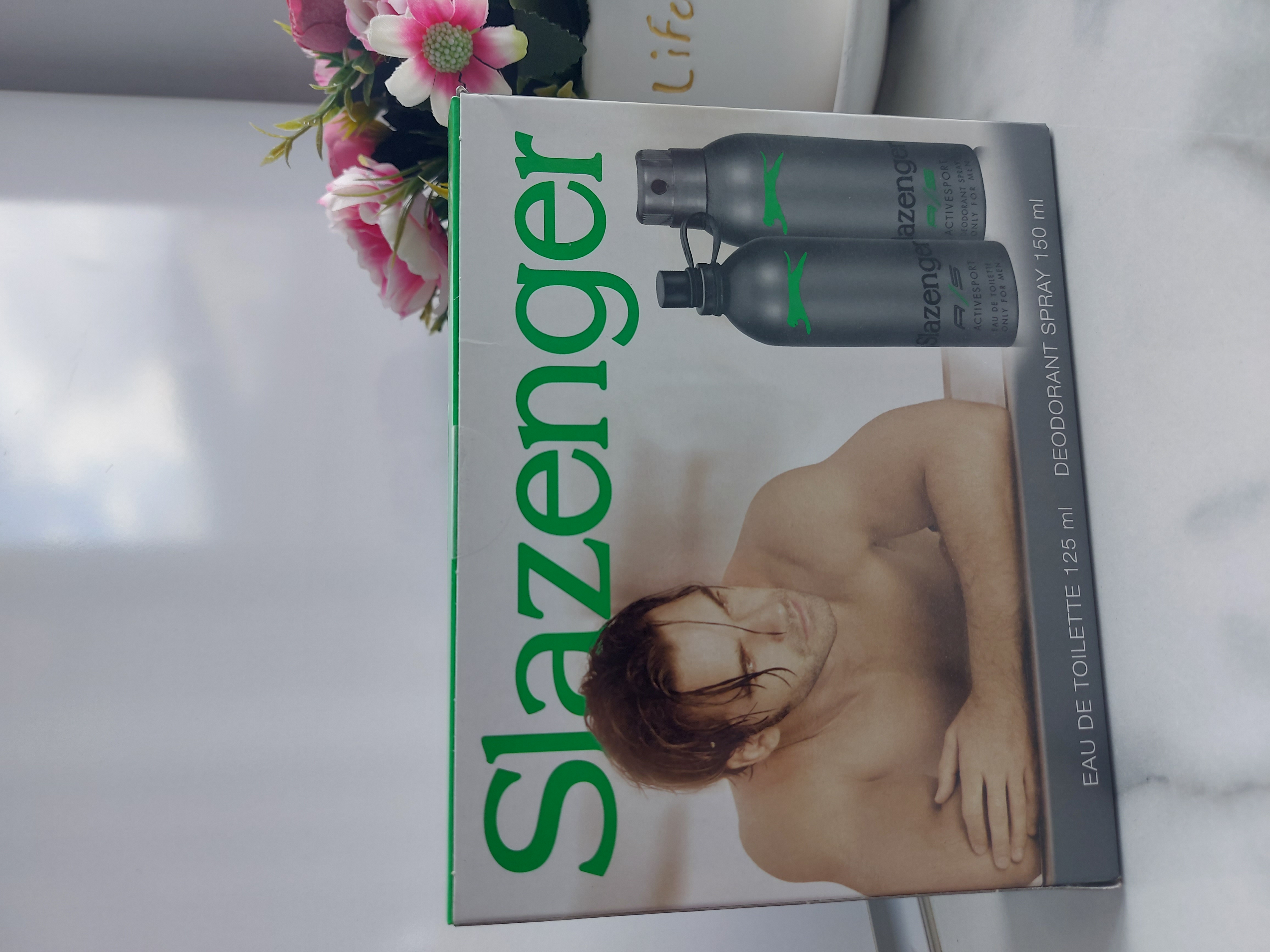 ست اسپری و ادکلن دوقلوی اسلازنگر Slazenger مردانه رنگ آبی 150 + 1۲۵ میل